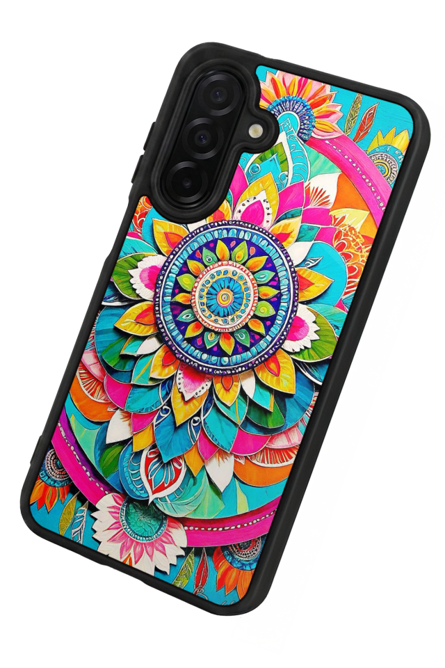 Samsung Galaxy A26 Uyumlu Mandala Tasarımlı Glossy Premium Kılıf