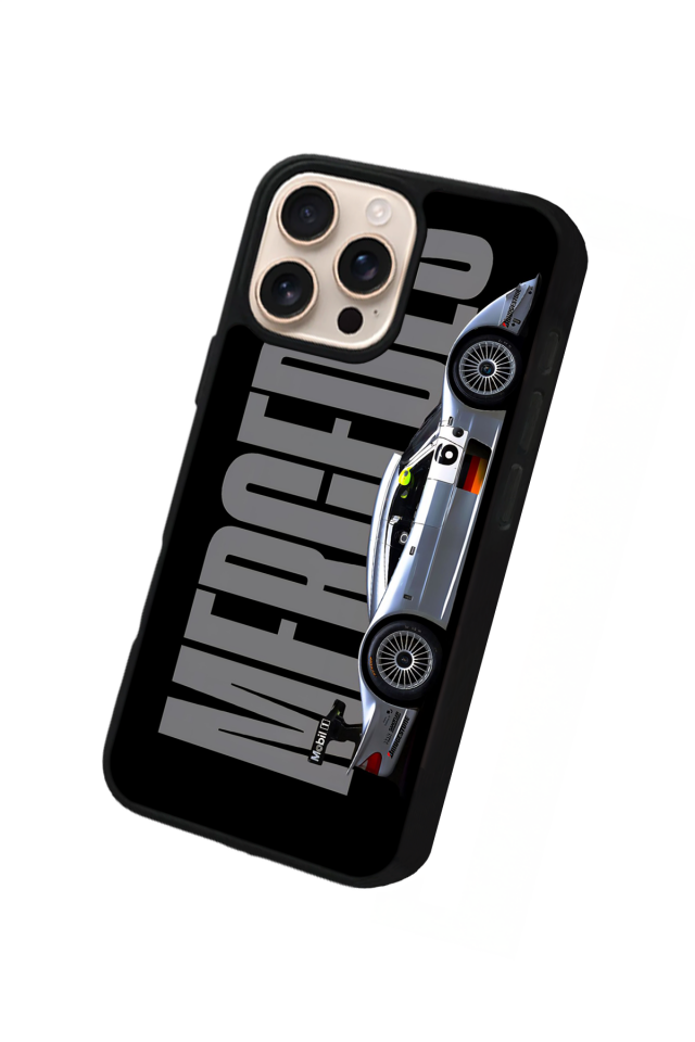 iPhone 16 Pro Uyumlu Mercedes Tasarımlı Glossy Premium Kılıf
