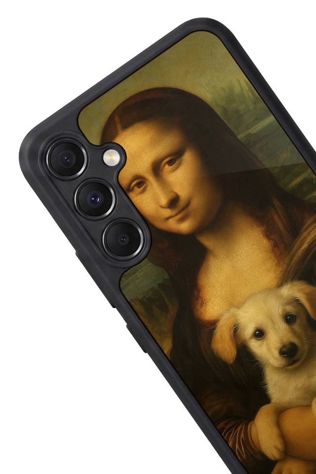 Samsung Galaxy M34 Uyumlu Monalisa Tasarımlı Glossy Premium Kılıf