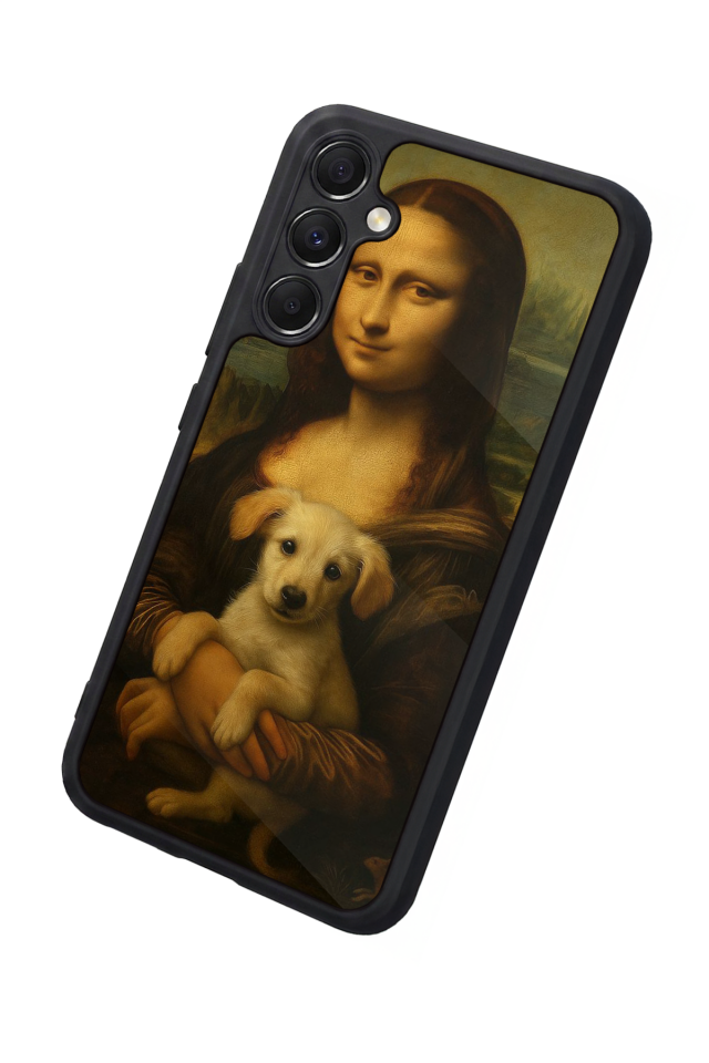 Samsung Galaxy M34 Uyumlu Monalisa Tasarımlı Glossy Premium Kılıf
