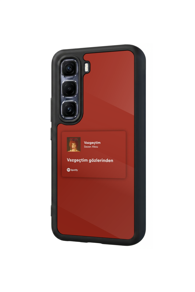 Infinix Hot 60 Pro Plus Uyumlu Sarki Sozleri Tasarımlı Glossy Premium Kılıf