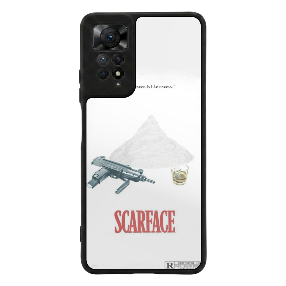 Xiaomi Redmi Note 12 Pro Uyumlu Scarface Tasarımlı Glossy Premium Kılıf