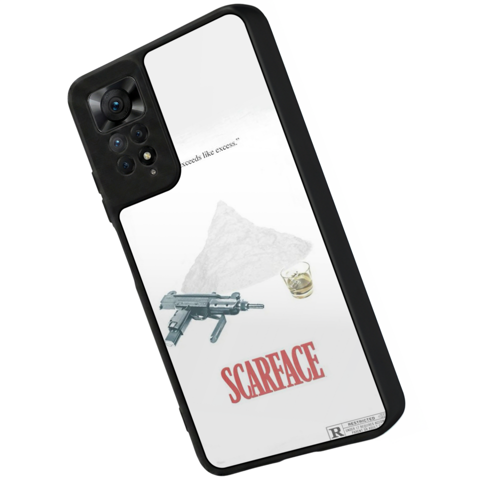Xiaomi Redmi Note 12 Pro Uyumlu Scarface Tasarımlı Glossy Premium Kılıf