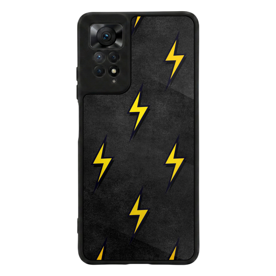 Xiaomi Redmi Note 12 Pro Uyumlu Simsek Tasarımlı Glossy Premium Kılıf