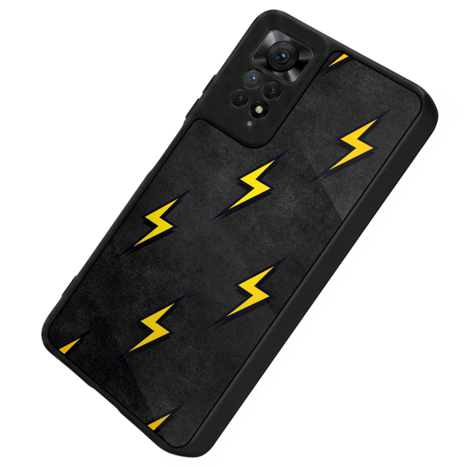 Xiaomi Redmi Note 12 Pro Uyumlu Simsek Tasarımlı Glossy Premium Kılıf