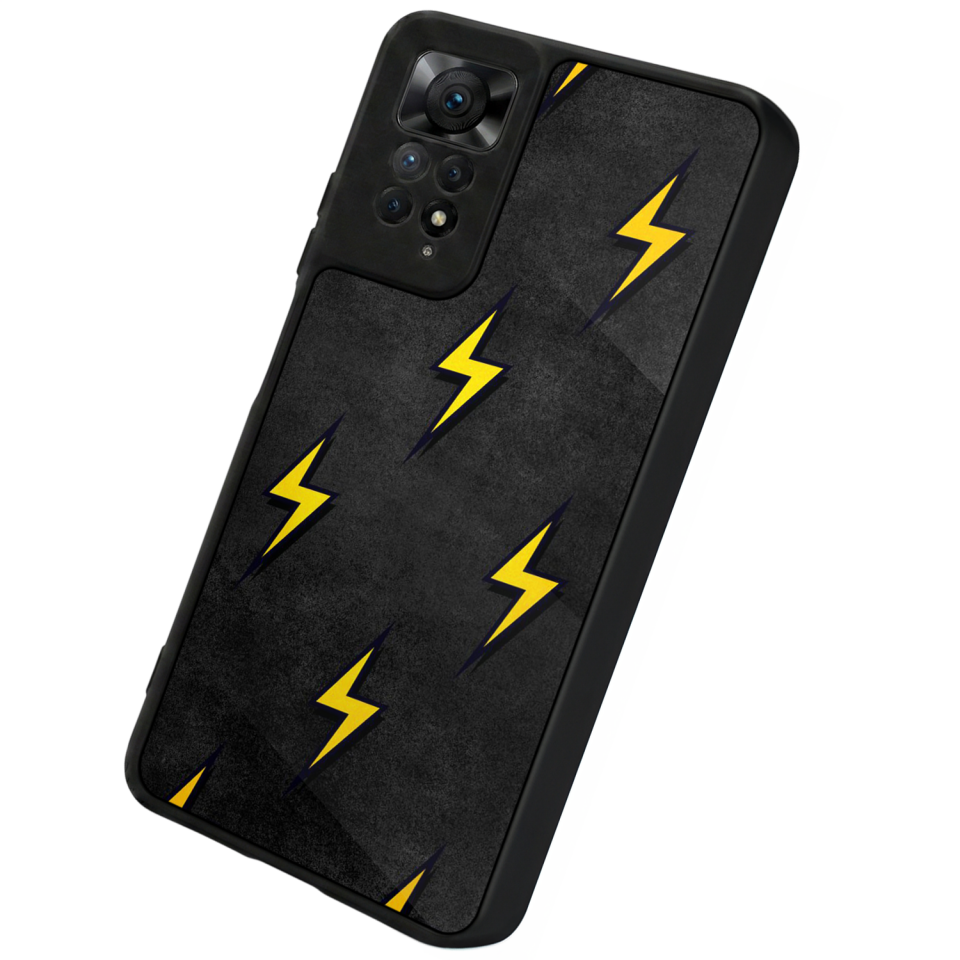 Xiaomi Redmi Note 12 Pro Uyumlu Simsek Tasarımlı Glossy Premium Kılıf