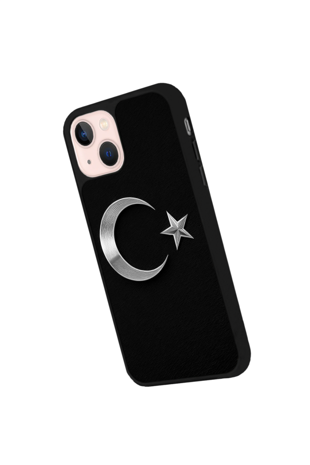iPhone 14 Plus Uyumlu Türk Bayragi Tasarımlı Glossy Premium Kılıf
