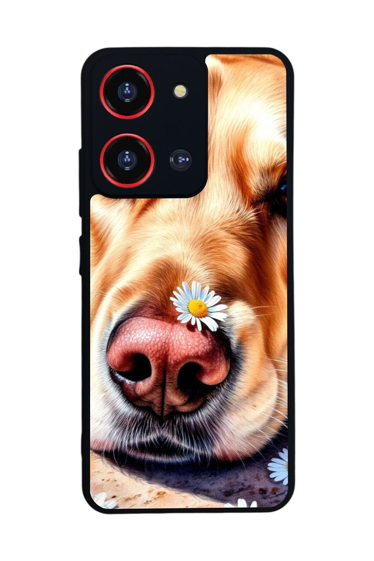 Reeder S19 Max Pro S 108MP Uyumlu Golden Kopek Tasarımlı Glossy Premium Kılıf