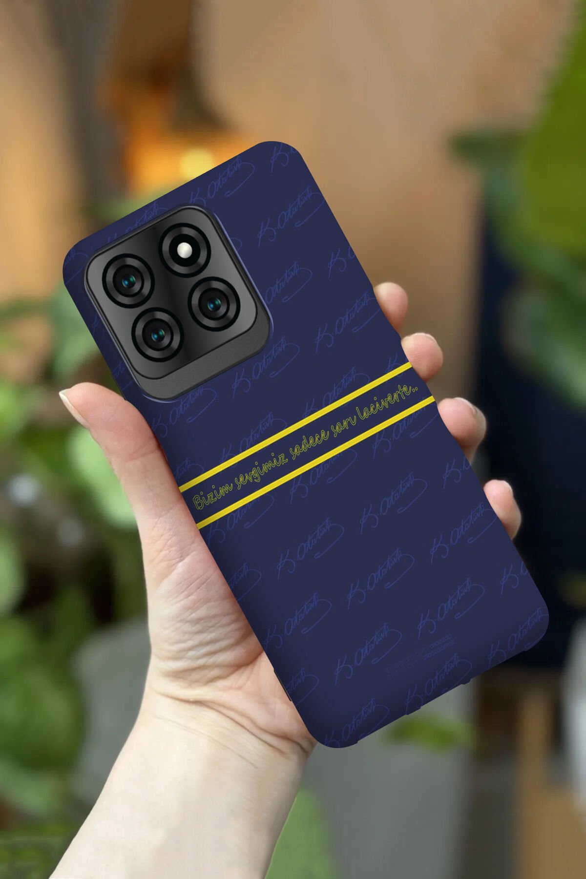 Reeder S71 Uyumlu Kamera Korumalı Futbol Takımı Desenli HD Baskılı Silikon Kılıf