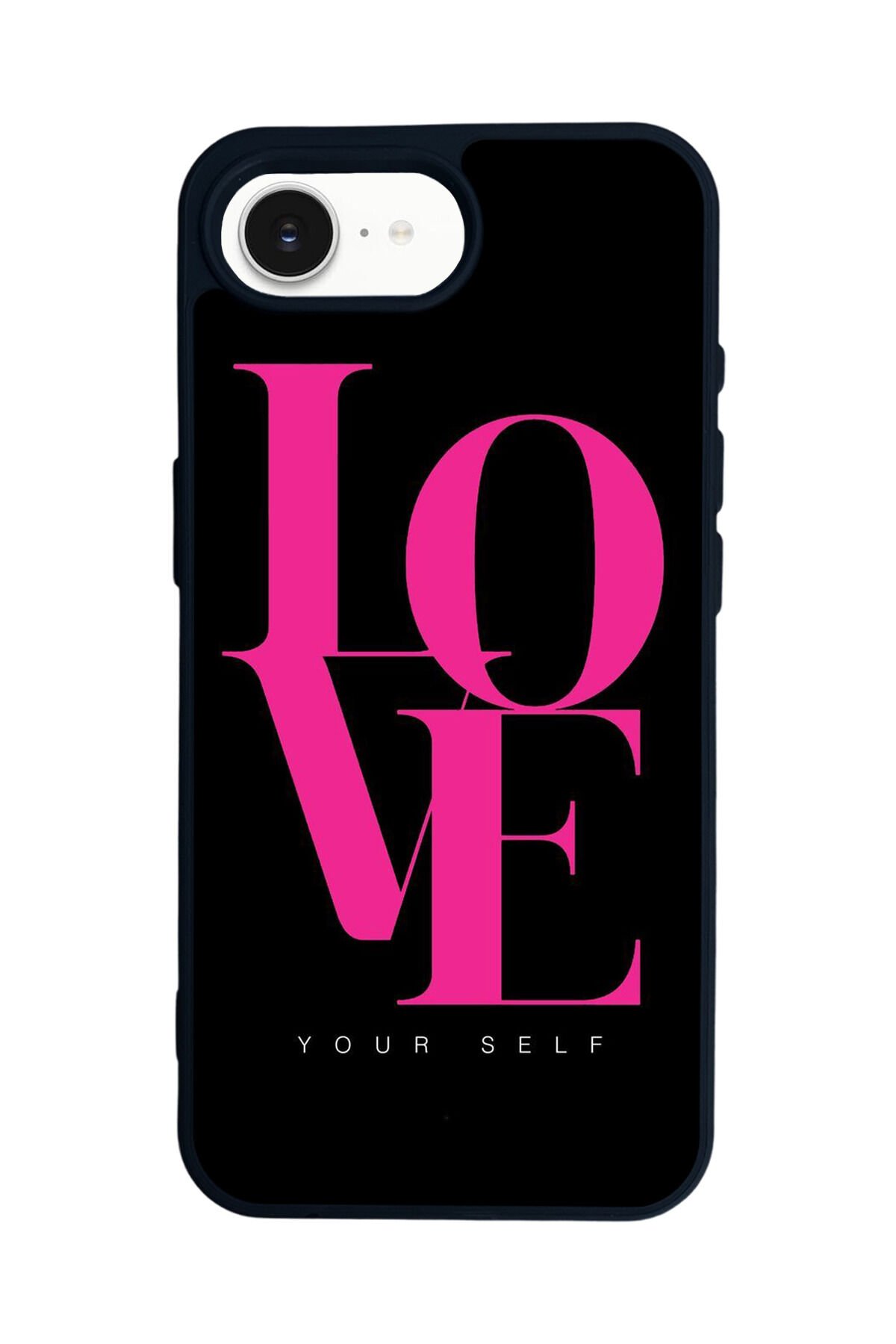 iPhone 16E Uyumlu Love Tasarımlı Glossy Premium Kılıf