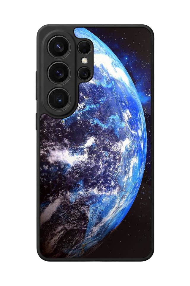 Samsung Galaxy S26 Ultra Uyumlu Ay Tasarımlı Glossy Premium Kılıf