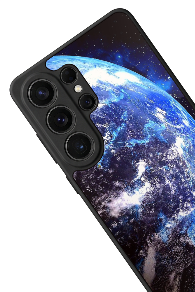 Samsung Galaxy S26 Ultra Uyumlu Ay Tasarımlı Glossy Premium Kılıf