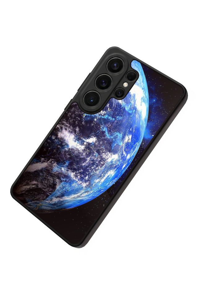 Samsung Galaxy S26 Ultra Uyumlu Ay Tasarımlı Glossy Premium Kılıf