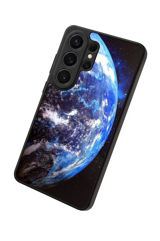 Samsung Galaxy S26 Ultra Uyumlu Ay Tasarımlı Glossy Premium Kılıf