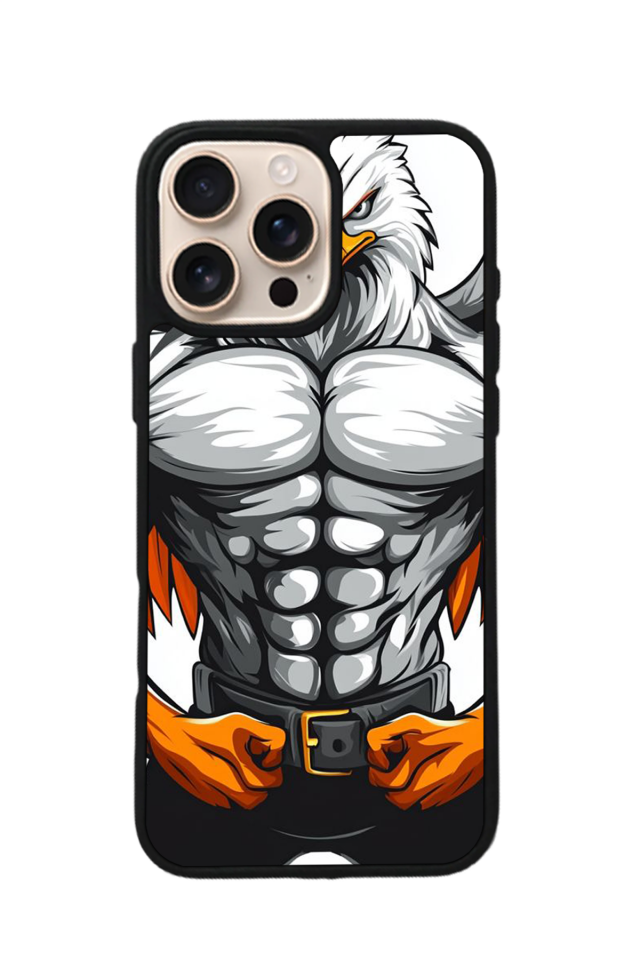 iPhone 15 Pro Uyumlu Besiktas Tasarımlı Glossy Premium Kılıf