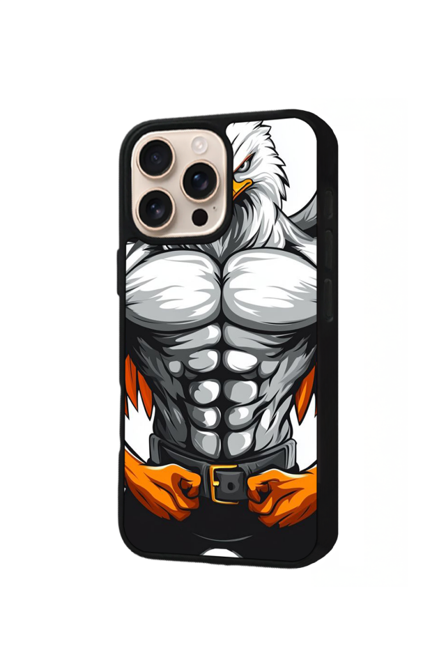 iPhone 15 Pro Uyumlu Besiktas Tasarımlı Glossy Premium Kılıf