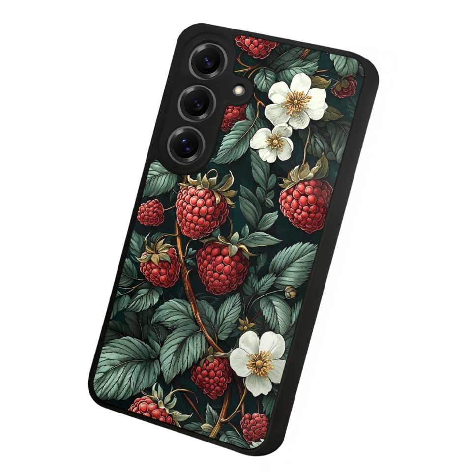 Samsung Galaxy S25 Uyumlu Botanik Tasarımlı Glossy Premium Kılıf