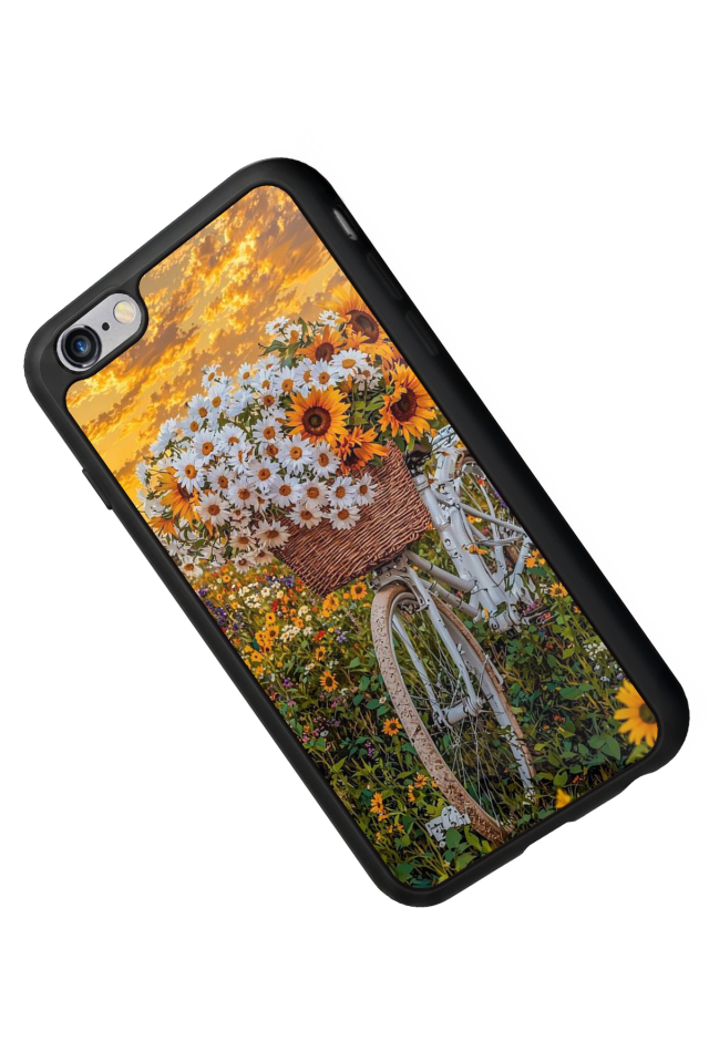 iPhone 6 Plus Uyumlu Cicek Tasarımlı Glossy Premium Kılıf