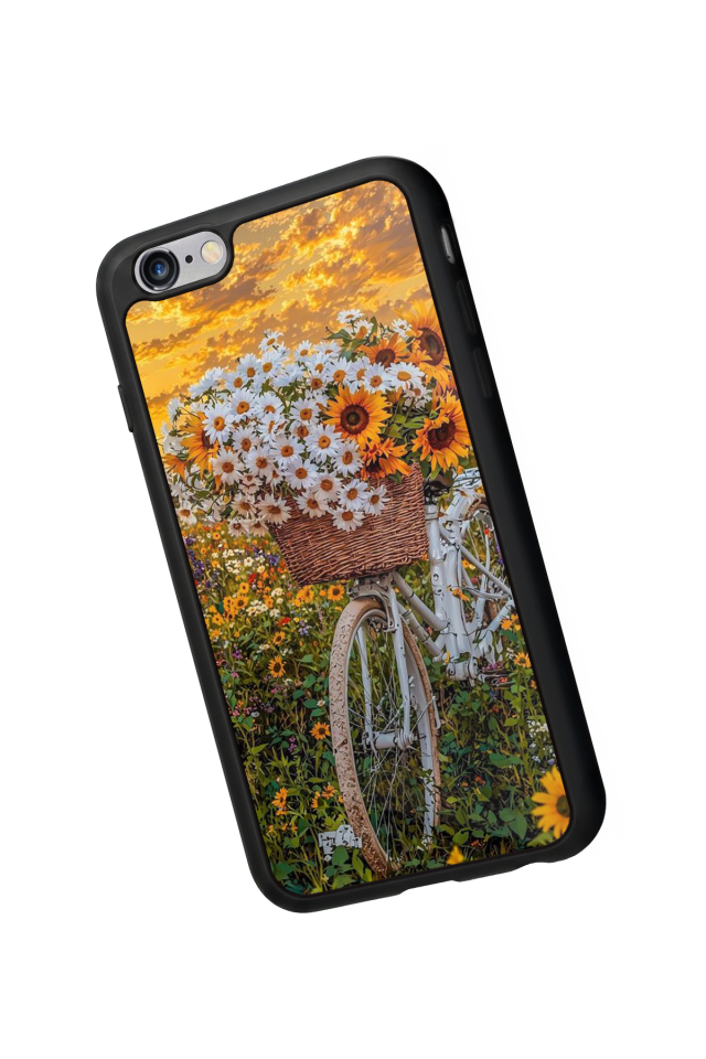 iPhone 6 Plus Uyumlu Cicek Tasarımlı Glossy Premium Kılıf