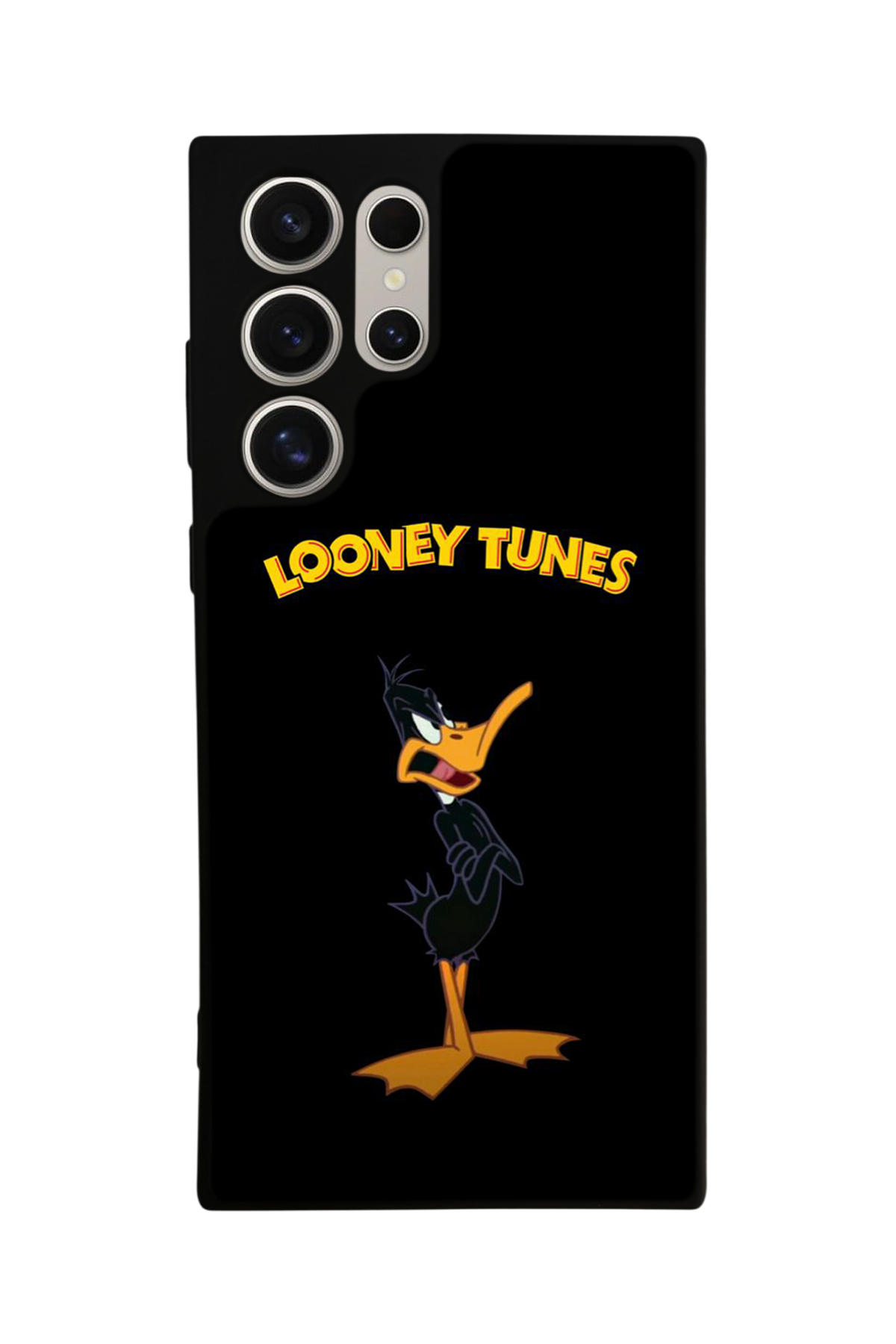 Samsung Galaxy S22 Ultra Uyumlu Daffy duck Tasarımlı Glossy Premium Kılıf