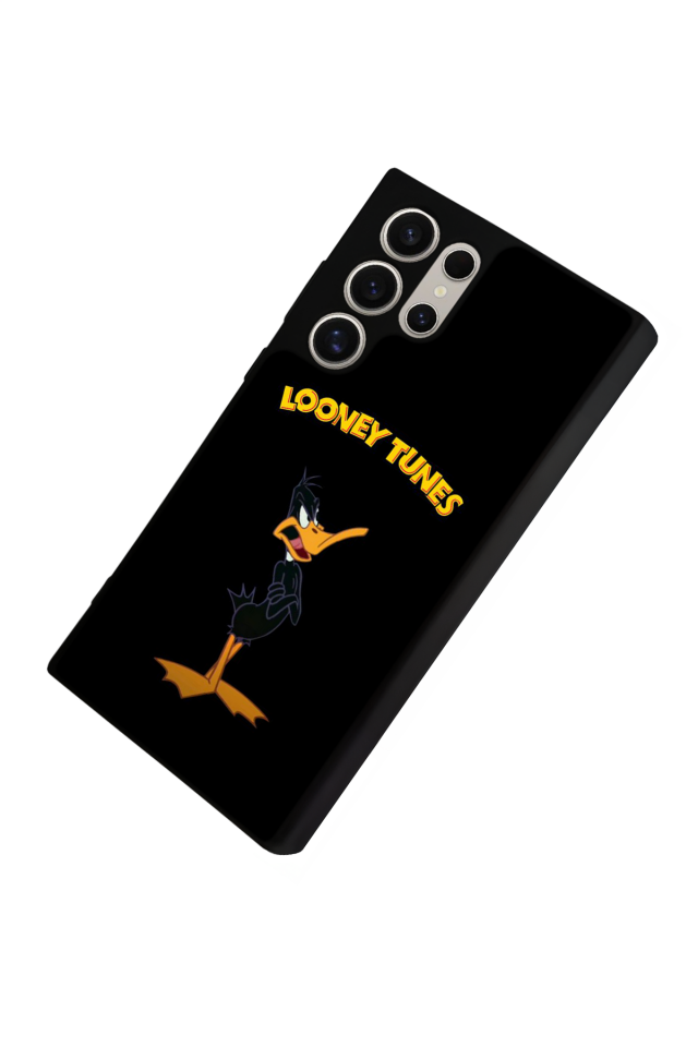 Samsung Galaxy S22 Ultra Uyumlu Daffy duck Tasarımlı Glossy Premium Kılıf