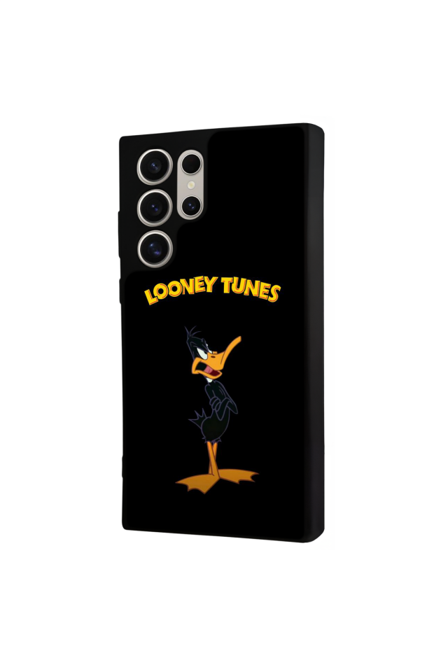 Samsung Galaxy S22 Ultra Uyumlu Daffy duck Tasarımlı Glossy Premium Kılıf
