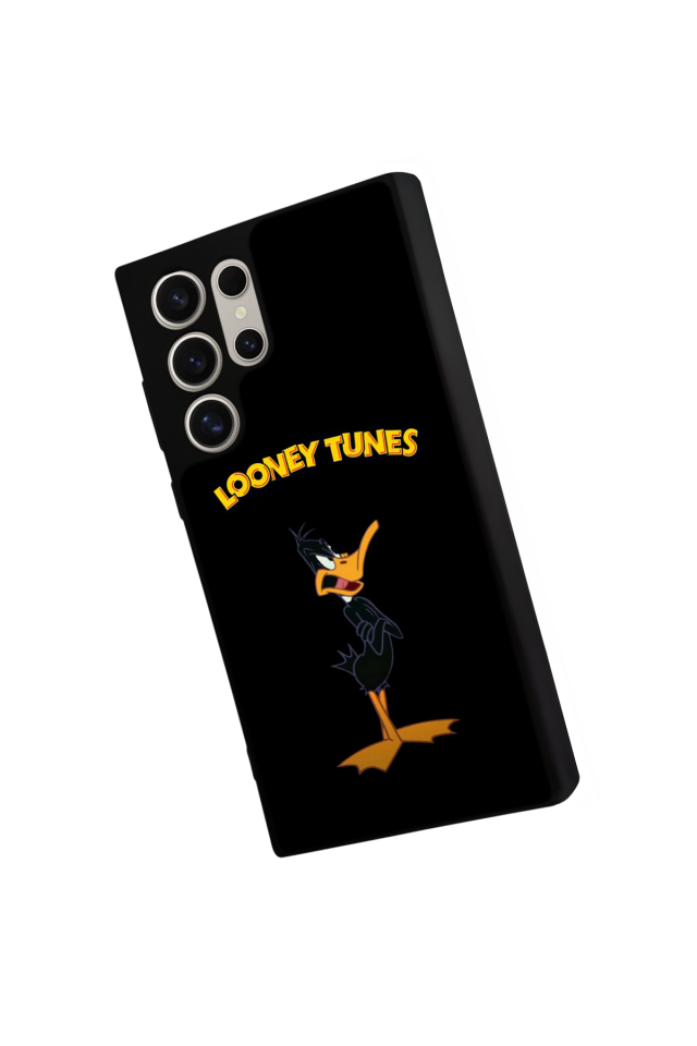 Samsung Galaxy S22 Ultra Uyumlu Daffy duck Tasarımlı Glossy Premium Kılıf