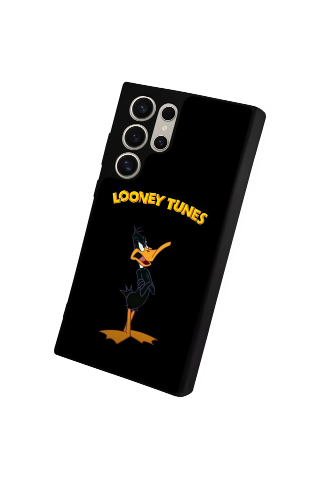 Samsung Galaxy S22 Ultra Uyumlu Daffy duck Tasarımlı Glossy Premium Kılıf