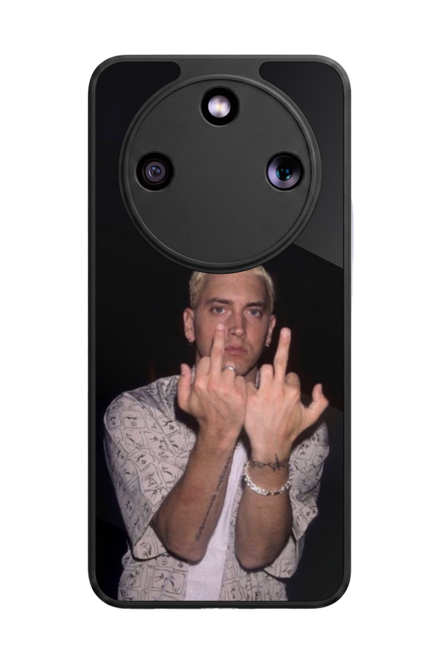 Honor Magic 8 Lite Uyumlu Eminem Tasarımlı Glossy Premium Kılıf