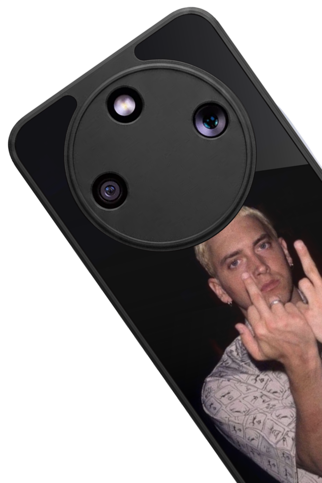 Honor Magic 8 Lite Uyumlu Eminem Tasarımlı Glossy Premium Kılıf