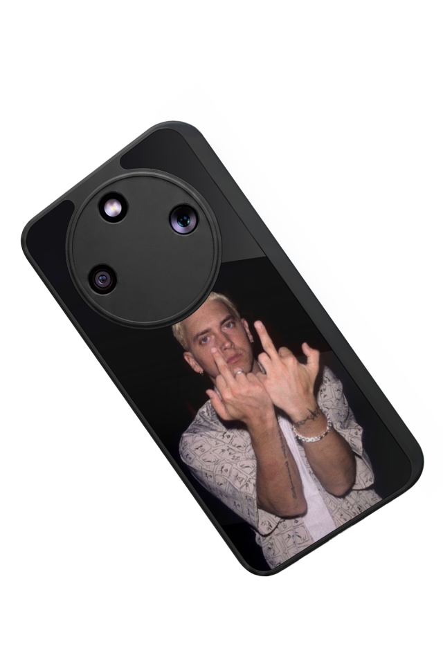 Honor Magic 8 Lite Uyumlu Eminem Tasarımlı Glossy Premium Kılıf