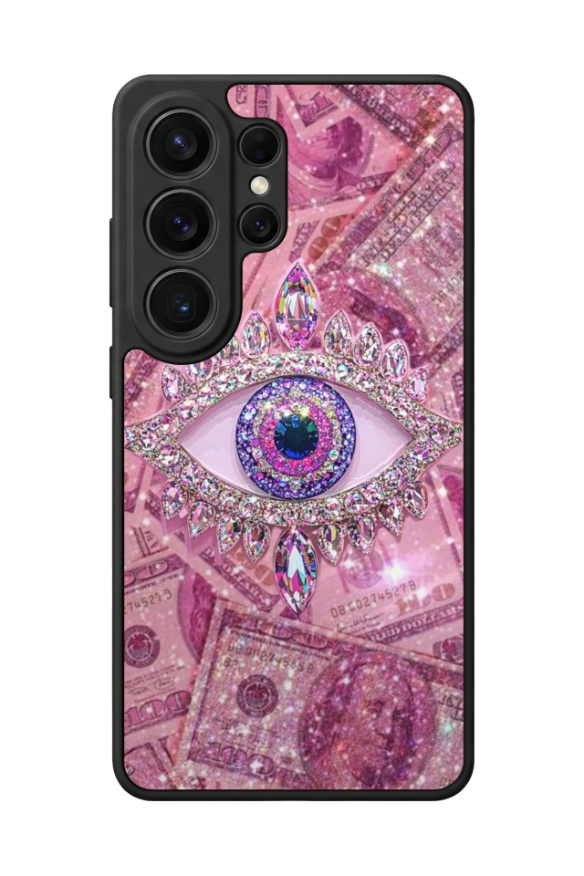 Samsung Galaxy S26 Ultra Uyumlu Göz Tasarımlı Glossy Premium Kılıf