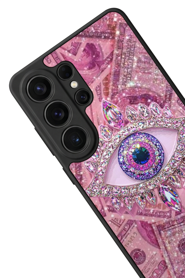 Samsung Galaxy S26 Ultra Uyumlu Göz Tasarımlı Glossy Premium Kılıf