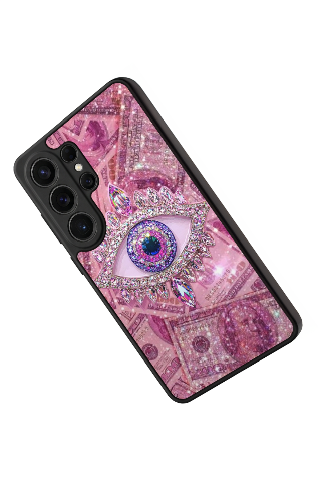 Samsung Galaxy S26 Ultra Uyumlu Göz Tasarımlı Glossy Premium Kılıf