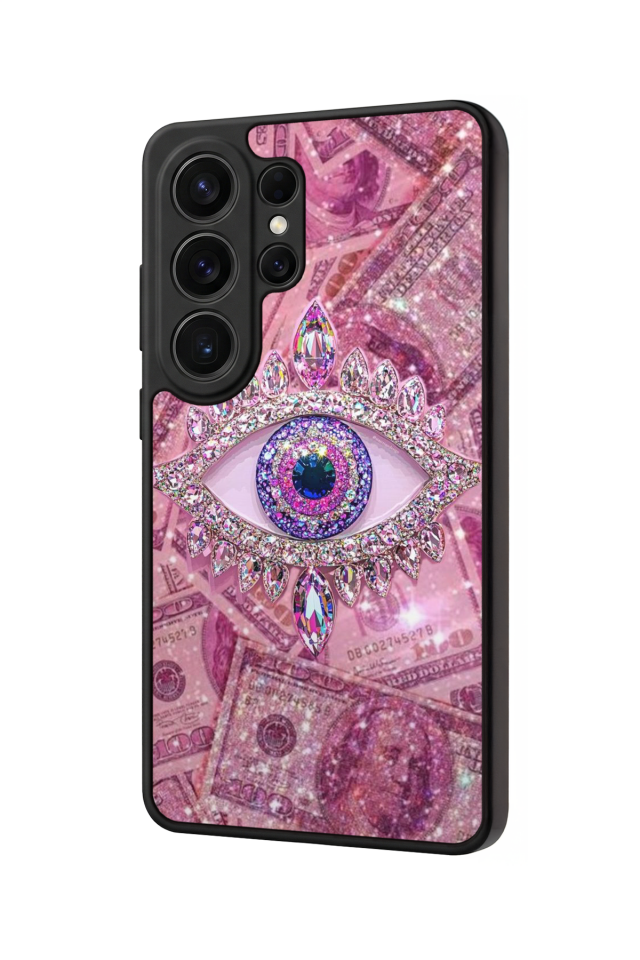 Samsung Galaxy S26 Ultra Uyumlu Göz Tasarımlı Glossy Premium Kılıf