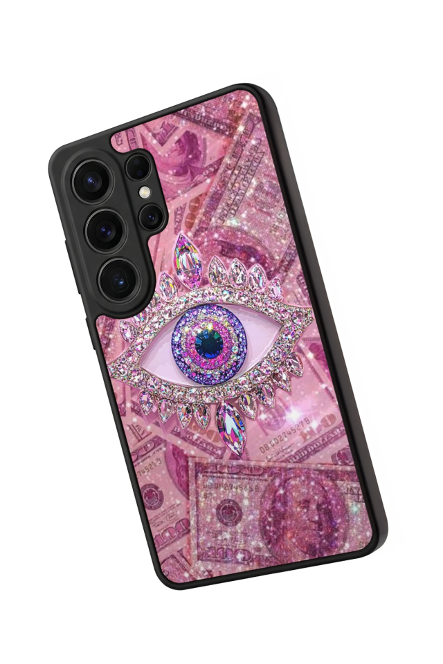 Samsung Galaxy S26 Ultra Uyumlu Göz Tasarımlı Glossy Premium Kılıf