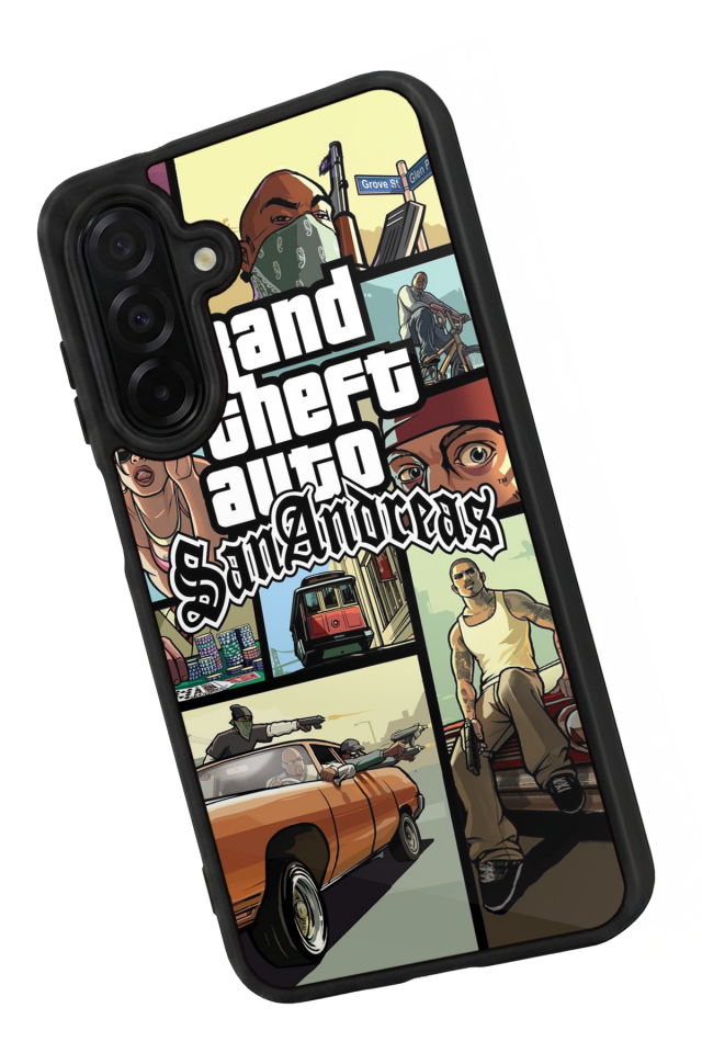 Samsung Galaxy A26 Uyumlu GTA Tasarımlı Glossy Premium Kılıf