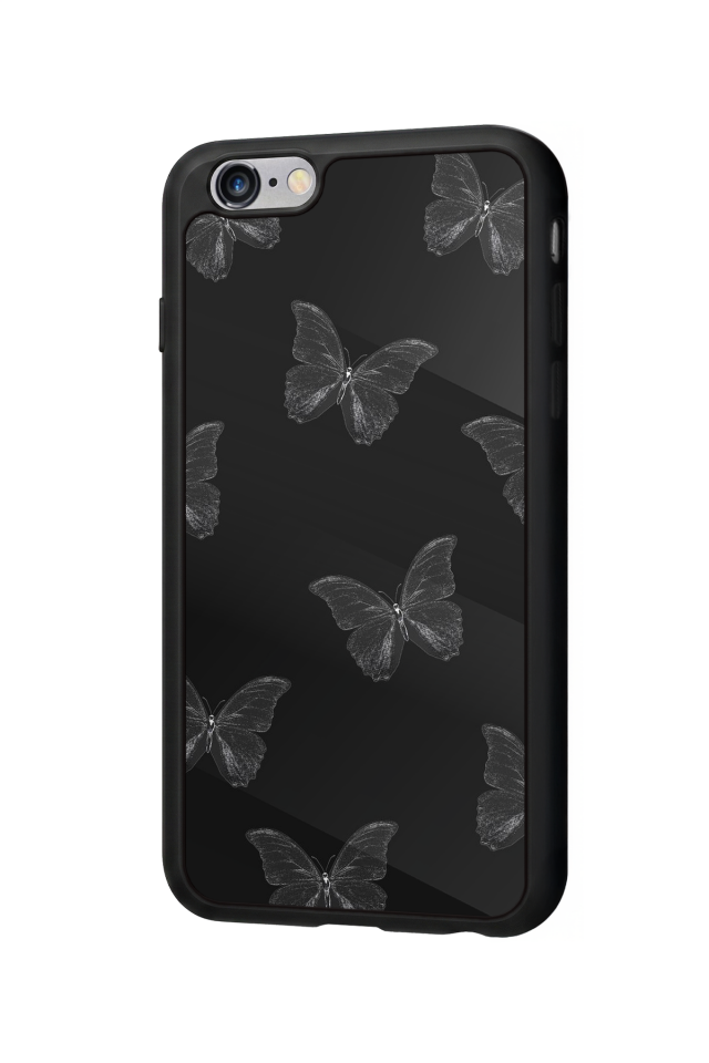 iPhone 6s Plus Uyumlu Kelebek Tasarımlı Glossy Premium Kılıf