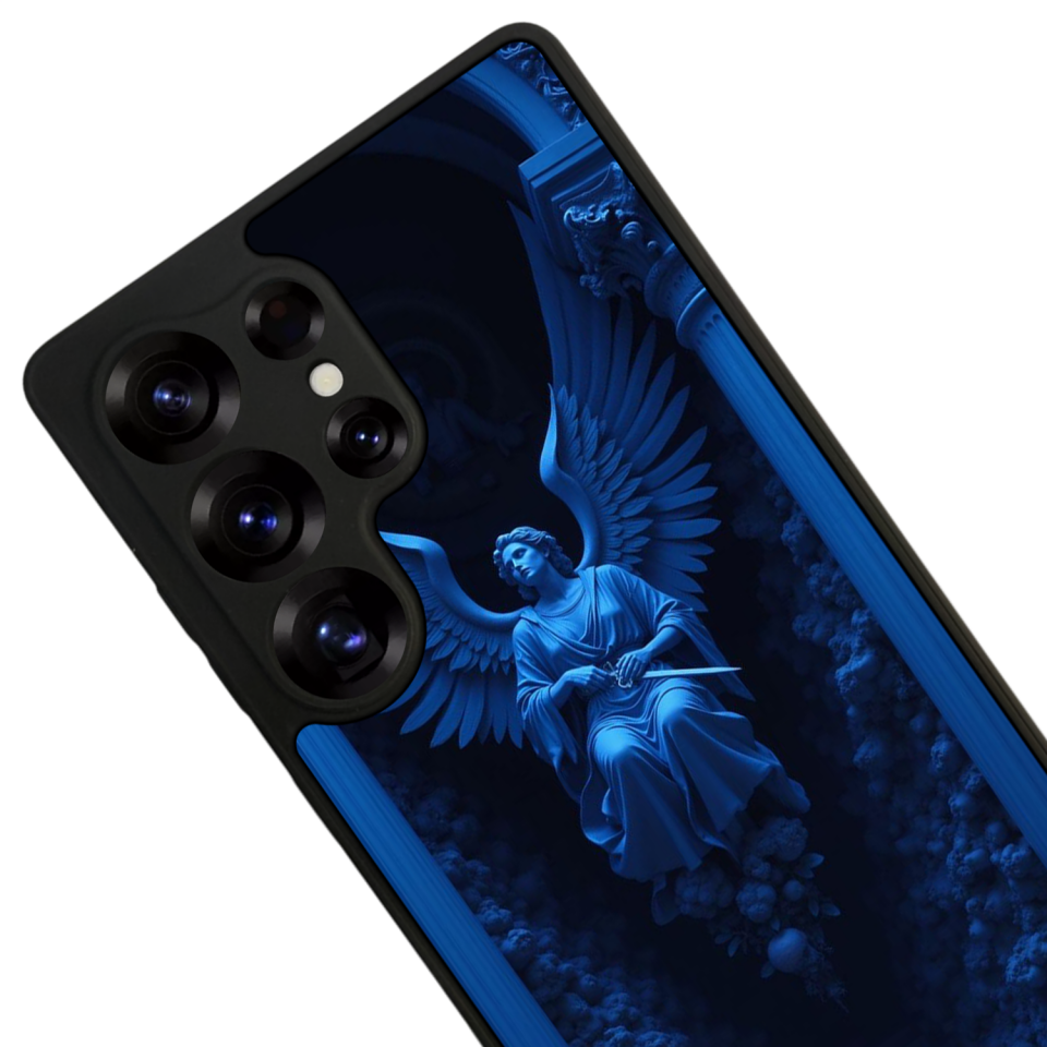 Samsung Galaxy S25 Ultra Uyumlu Melek Tasarımlı Glossy Premium Kılıf