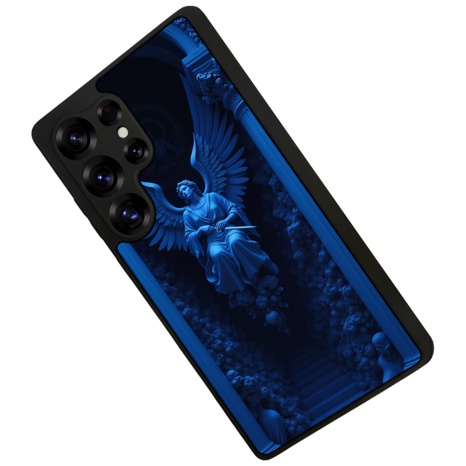 Samsung Galaxy S25 Ultra Uyumlu Melek Tasarımlı Glossy Premium Kılıf