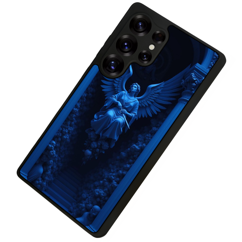 Samsung Galaxy S25 Ultra Uyumlu Melek Tasarımlı Glossy Premium Kılıf