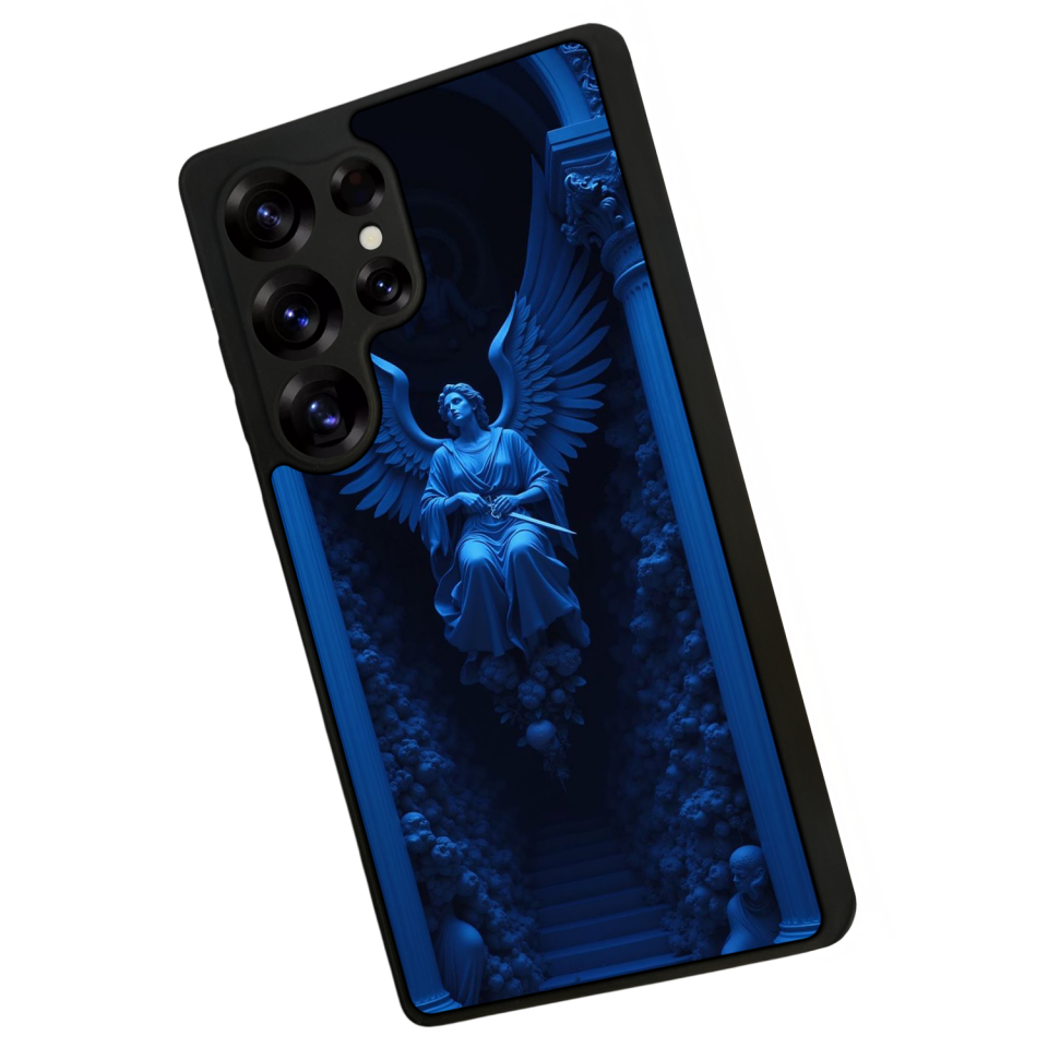 Samsung Galaxy S25 Ultra Uyumlu Melek Tasarımlı Glossy Premium Kılıf