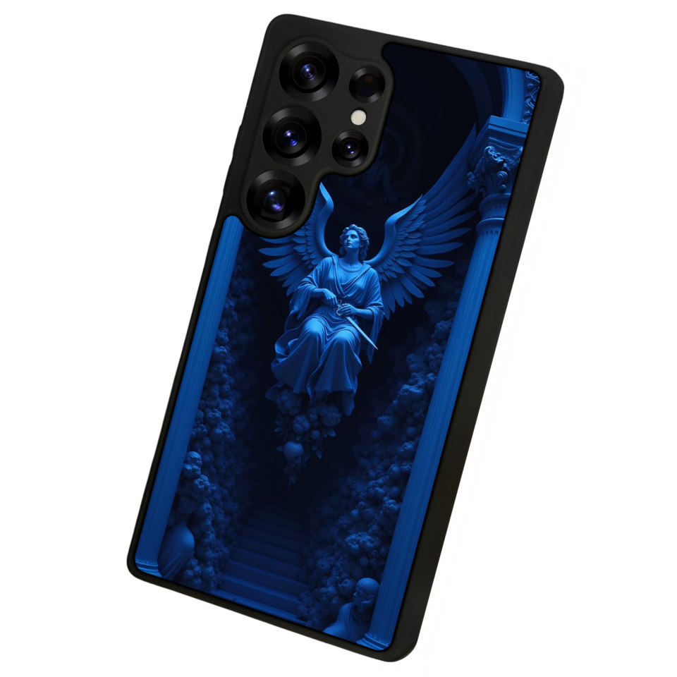 Samsung Galaxy S25 Ultra Uyumlu Melek Tasarımlı Glossy Premium Kılıf