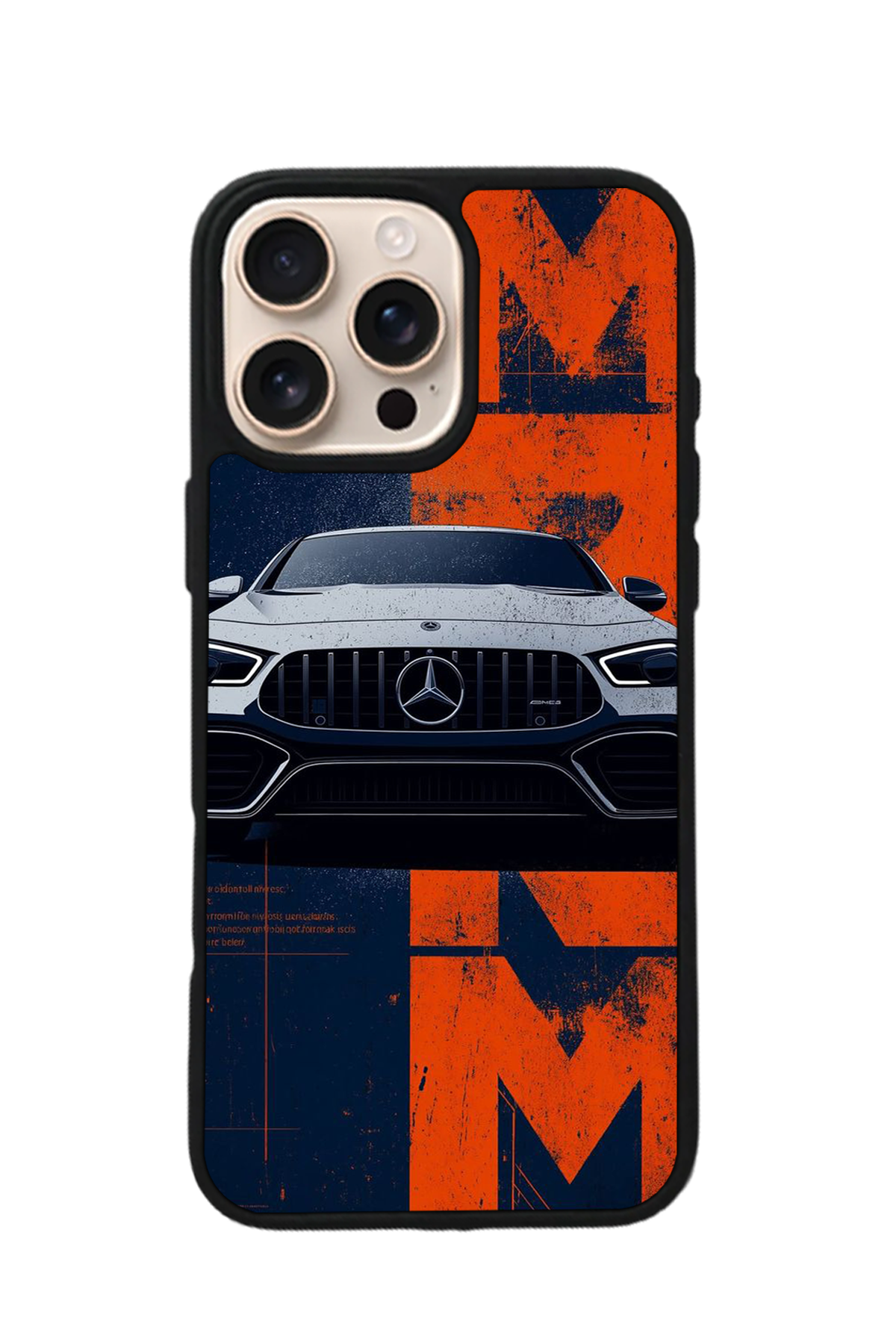 iPhone 16 Pro Uyumlu Mercedes Tasarımlı Glossy Premium Kılıf
