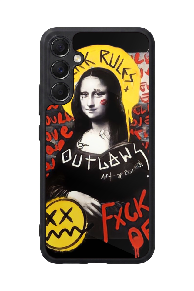 Samsung Galaxy M34 Uyumlu Monalisa Tasarımlı Glossy Premium Kılıf
