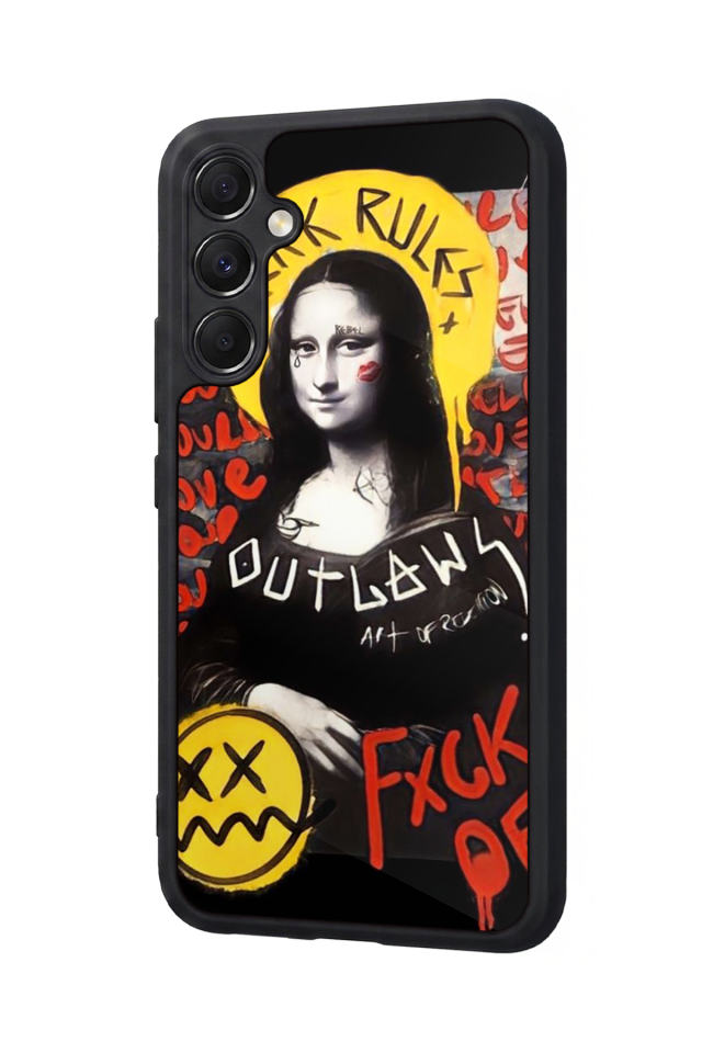 Samsung Galaxy M34 Uyumlu Monalisa Tasarımlı Glossy Premium Kılıf