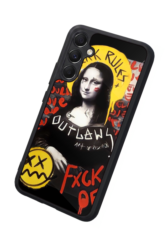 Samsung Galaxy M34 Uyumlu Monalisa Tasarımlı Glossy Premium Kılıf