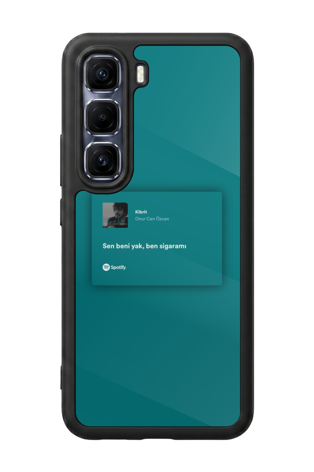 Infinix Hot 60 Pro Plus Uyumlu Sarki Sozleri Tasarımlı Glossy Premium Kılıf