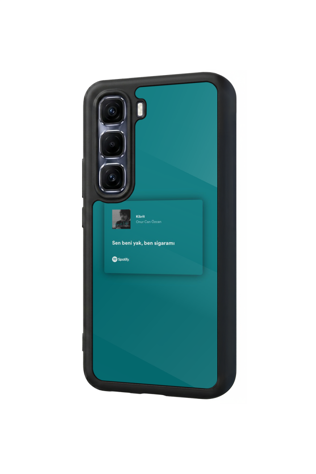 Infinix Hot 60 Pro Plus Uyumlu Sarki Sozleri Tasarımlı Glossy Premium Kılıf