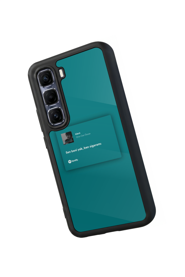 Infinix Hot 60 Pro Plus Uyumlu Sarki Sozleri Tasarımlı Glossy Premium Kılıf